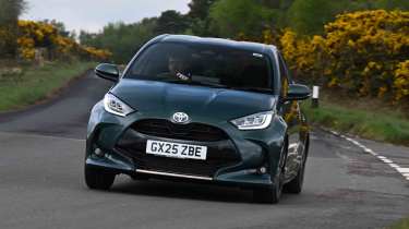 Toyota Yaris - front cornering